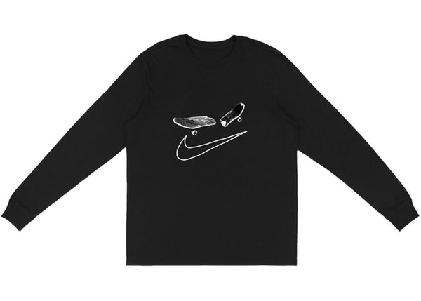 CACTUS JACK FOR NIKE SB SMILE LONGSLEEVE T-SHIRT I - Black