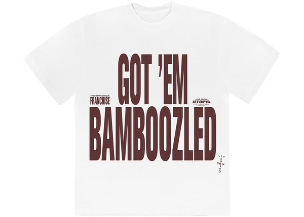 Cactus Jack Franchise Promo II Bamboozled T-Shirt - White