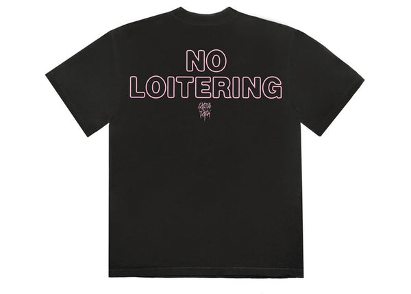 NO LOITERING T-SHIRT - Black