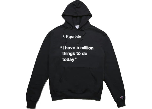 Hyperbole Hoodie - Black