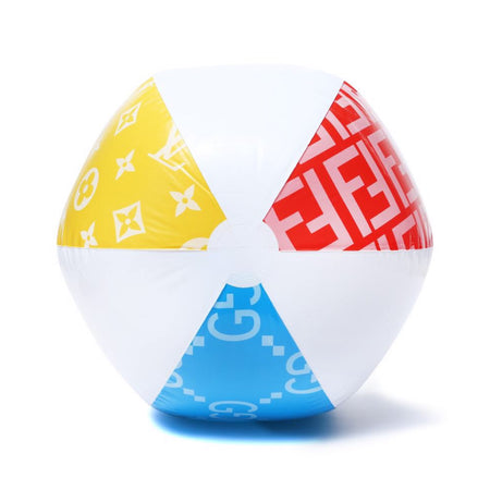 Monogram inflatable beach ball - Multi