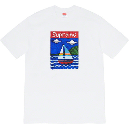 Sailboat Tee - White