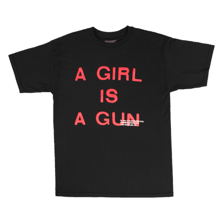 Girl is a Gun T-Shirt - Black