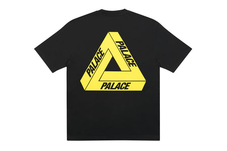 Palace Tri to Help S/S T-Shirt - Black/Yellow