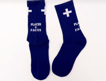 Places + Faces Logo Socks