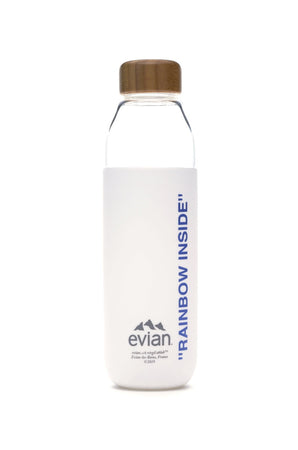 Evian Water Bottle Make a Difference - Dark Blue