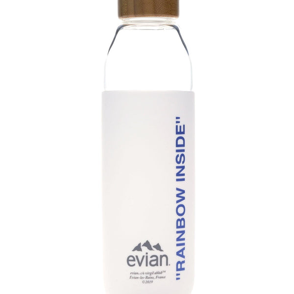 Evian Water Bottle Make a Difference - Dark Blue