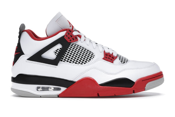 Jordan 4 Fire Red - White