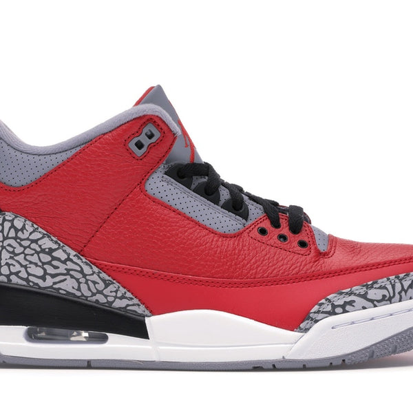 Jordan 3 Retro Fire Red CHI - Red