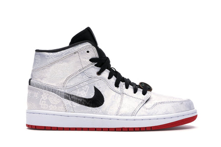 Air Jordan 1 Mid SE Fearless Clot Edison Chen - White/Grey