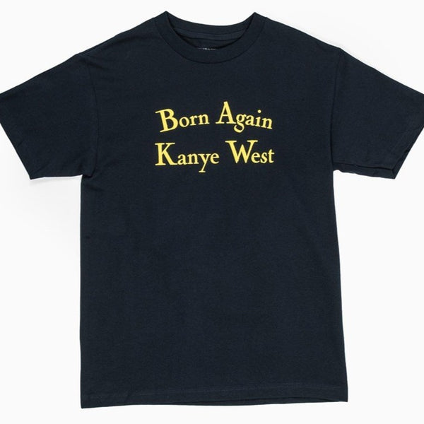 Born Again Kanye West T SHIRT - Navy