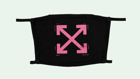 Off-White Arrows Over The Head Face Mask - Black/Pink