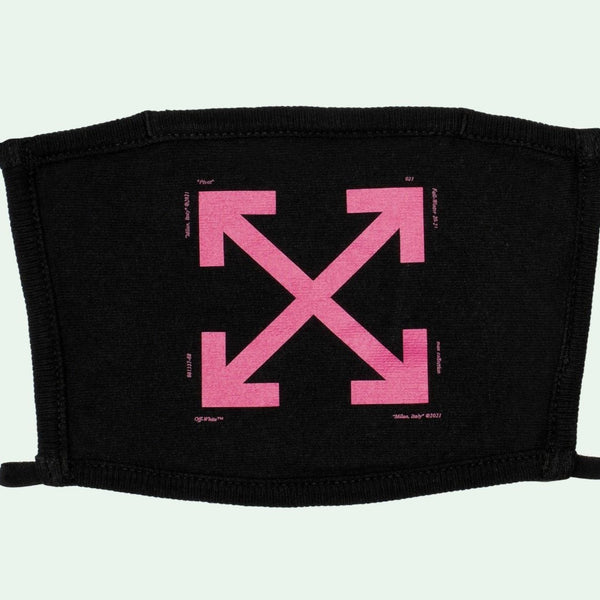 Off-White Arrows Over The Head Face Mask - Black/Pink