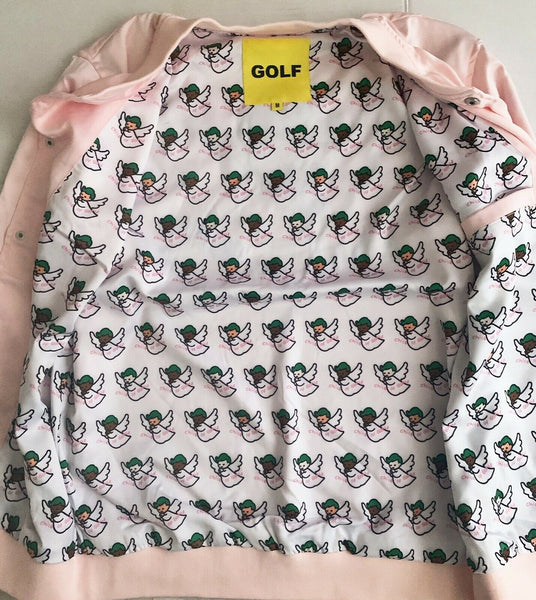 Child of Golf Satin Jacket - Baby Pink