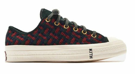 Kith x Bergdorf Goodman Woven Converse - Navy/Red