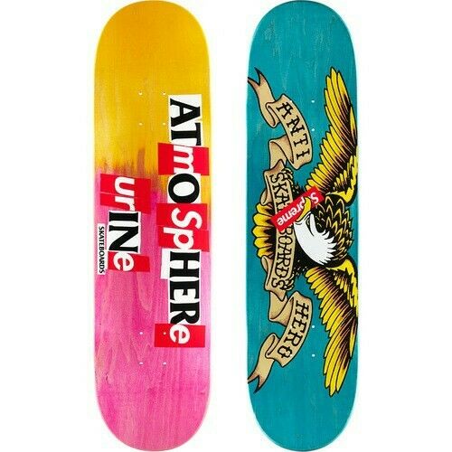 Supreme x AntiHero Skateboard - Pink