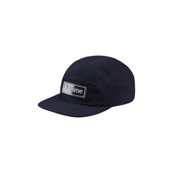 Nylon Pique Camp Cap Hat - Navy